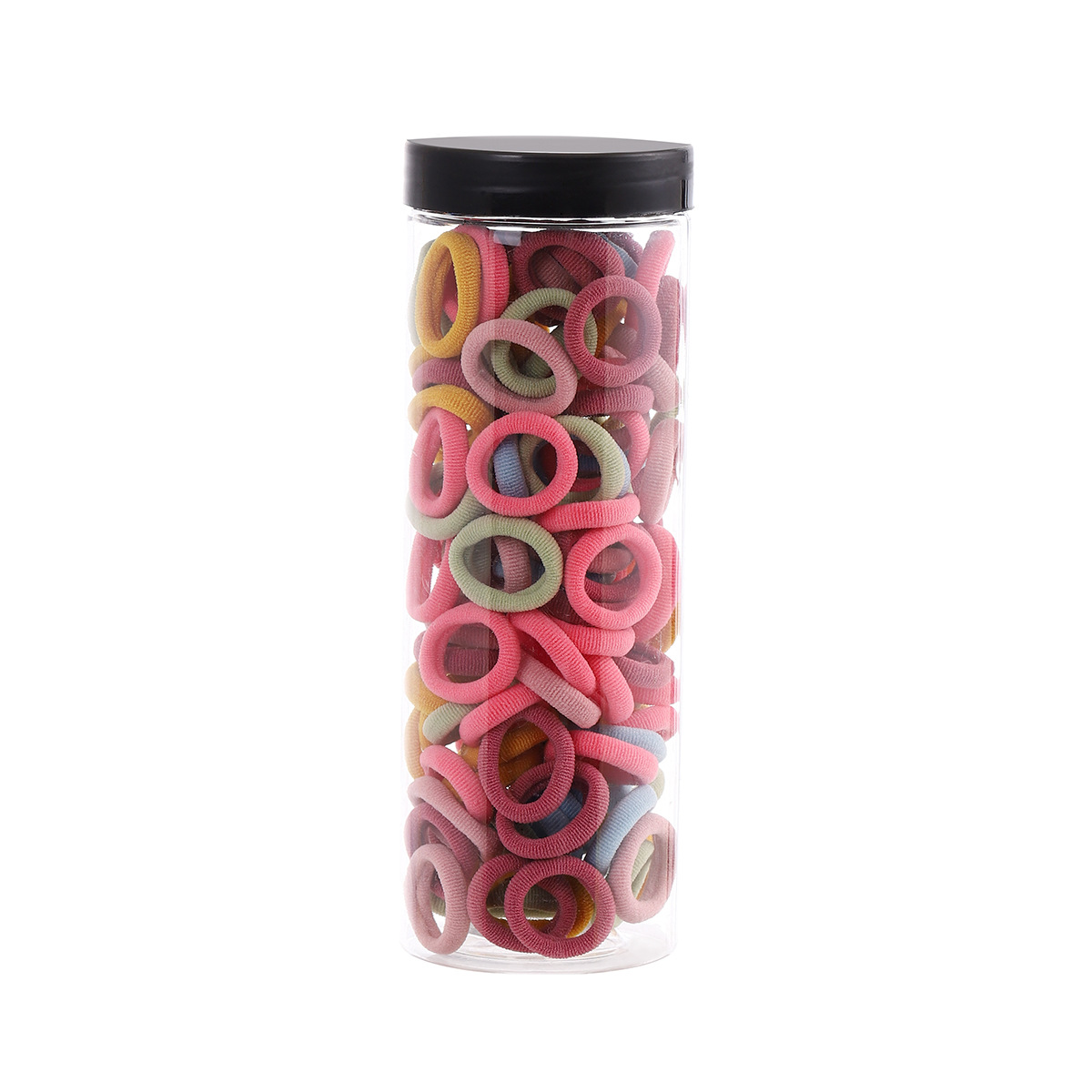 Banda elástica de color niñas cuerda de cabeza de color caramelo cuerda de cabello no daña cabello elástico de cabello anillo de pulgar accesorios para el cabello de niños