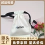 热销收纳糖果白色抽绳袋