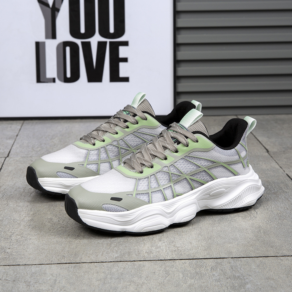 여름 통기성 아빠 신발, 패셔너블하고 다재다능한 남성 신발, 운동화, 캐주얼 신발, 푸티안 운동화, 가볍고 미끄럼 방지 트렌디 신발