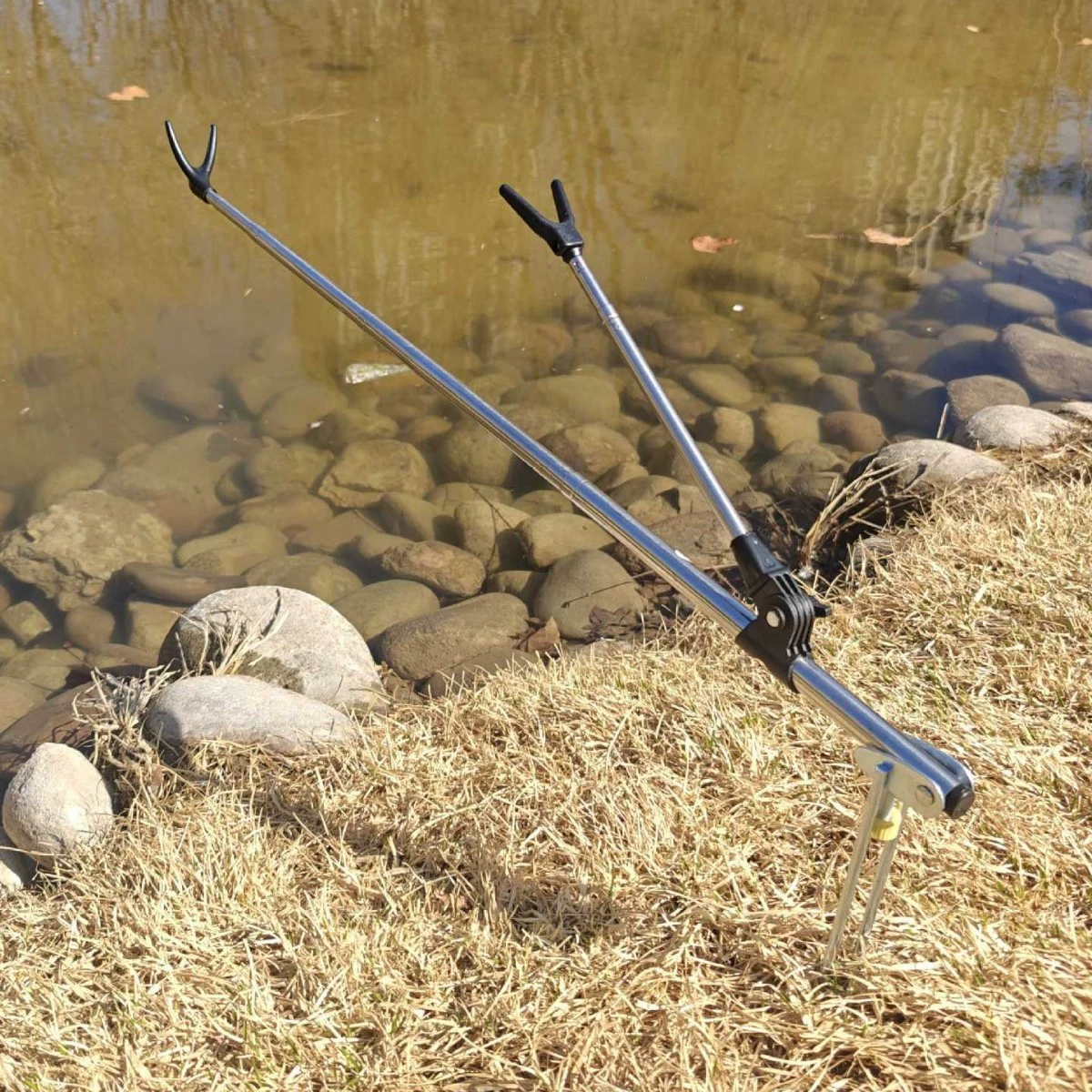 Держатель для удочки из нержавеющей стали, тренога, интегрированный держатель для удочки для установки в грунт