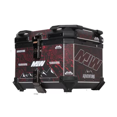 Motorcycle trunk aluminum alloy tail box