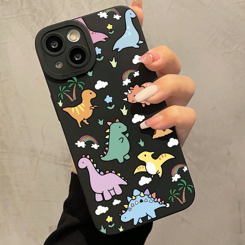 Suitable for 17 Apple 16Pro Mobile Phone Case Iphone15Pro Pupil Eye 14/13/12 European and American 11 Explosive Colorful Dinosaur Suitable for 17 Apple 16Pro Mobile Phone Case Iphone15Pro Pupil Eye 14/13/12 European and American 11 Explosive Colorful Dinosaur