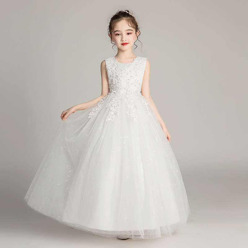 Girls Princess Dress Fluffy Wedding Dress Summer Dress Flower Girl Evening Dress Birthday Stage Piano Performance Dress Skirt Girls Princess Dress Fluffy Wedding Dress Summer Dress Flower Girl Evening Dress Birthday Stage Piano Performance Dress Skirt