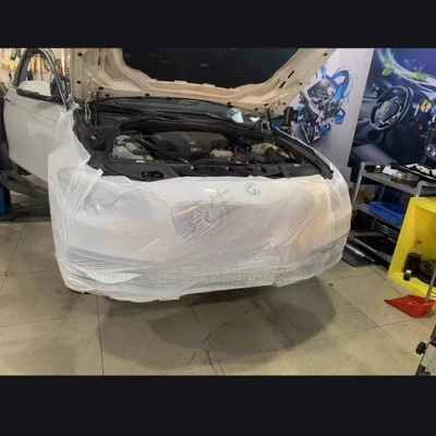 Suitable for Milky White Pe Car headlight protective film - 50cm-200m-default-item