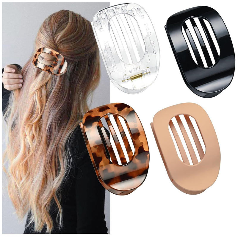 Amazonベストセラーのヒョウ柄オーバルダックビルクリップアワビクリップ後頭部ハーフタイヘアクリップヨーロッパとアメリカのクロスボーダーヘアアクセサリー|undefined