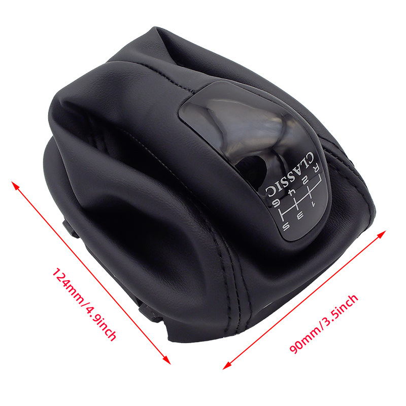 Auto Parts Gear Head Suitable for Mercedes-Benz W203S203 Leather Dust Cover Gear Lever Shift Handball Parts
