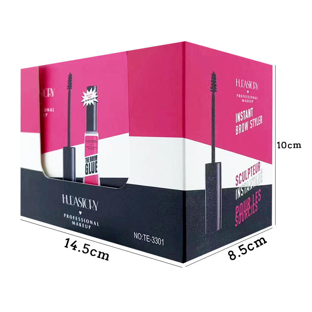 huda story Shaping Eyebrow Gel: Transparent water-resistant eyebrow shaping glue, natural, long-lasting and three-dimensional eyebrow gel undefined