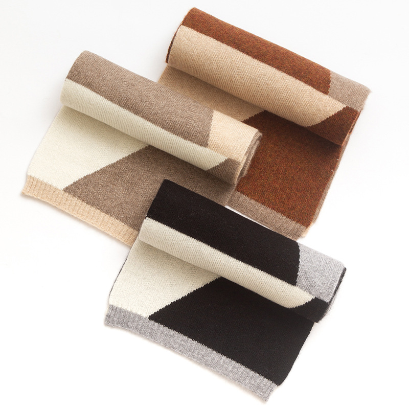 Cashmere demi-season universal knitted keep warm fashionable scarf…