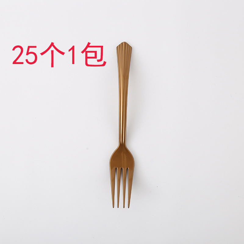 Bronceado punto negro vajilla engrosada taza de papel pastel plato de papel cuchillo de oro tenedor cuchara tejido decoración del partido suministros traje