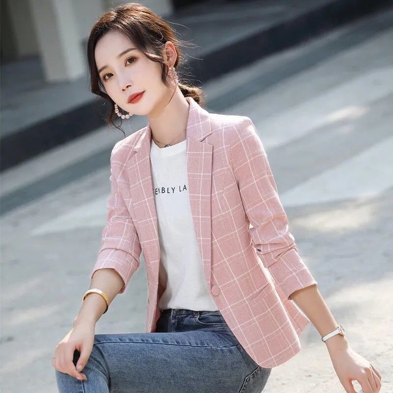 2026 Spring and Autumn New Style Elegant Women's Blazer Fashionable Versatile Jacket Popular Online Trend Versatile British Style Suit