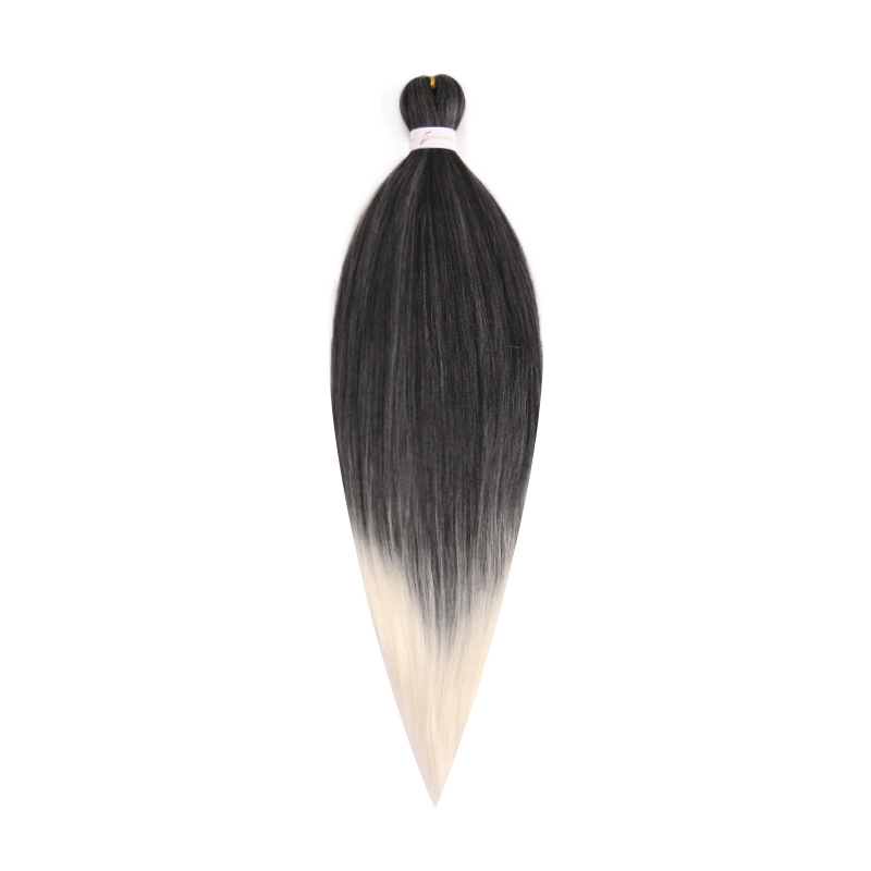 EZ Trenza PVC ignífugo a baja temperatura fibra multicolor flojo gran ganchillo de trenza fábrica de cabello recto un cabello