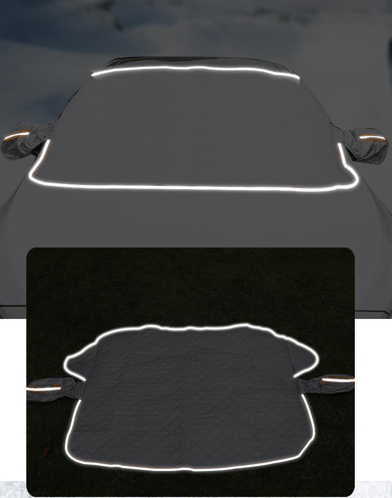 New Energy Vehicle Snow Cover, Car-Mounted Magnetic Sunshade, Thickeneded Sunshade in Winter, Frost-Proof, Anti-Freeze and Sun Protection