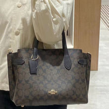 奥莱女包2023新款经典标志HANNA CARRYALL手提包大容量单肩斜挎包