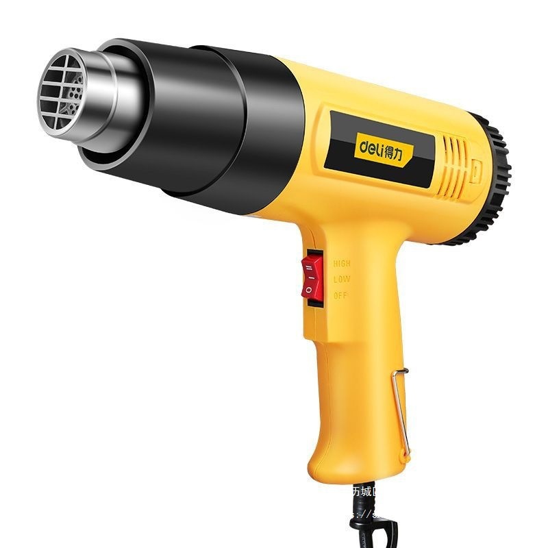 得力热风枪工业级电子维修便携式数显烘枪小型贴膜热缩膜吹风烤枪