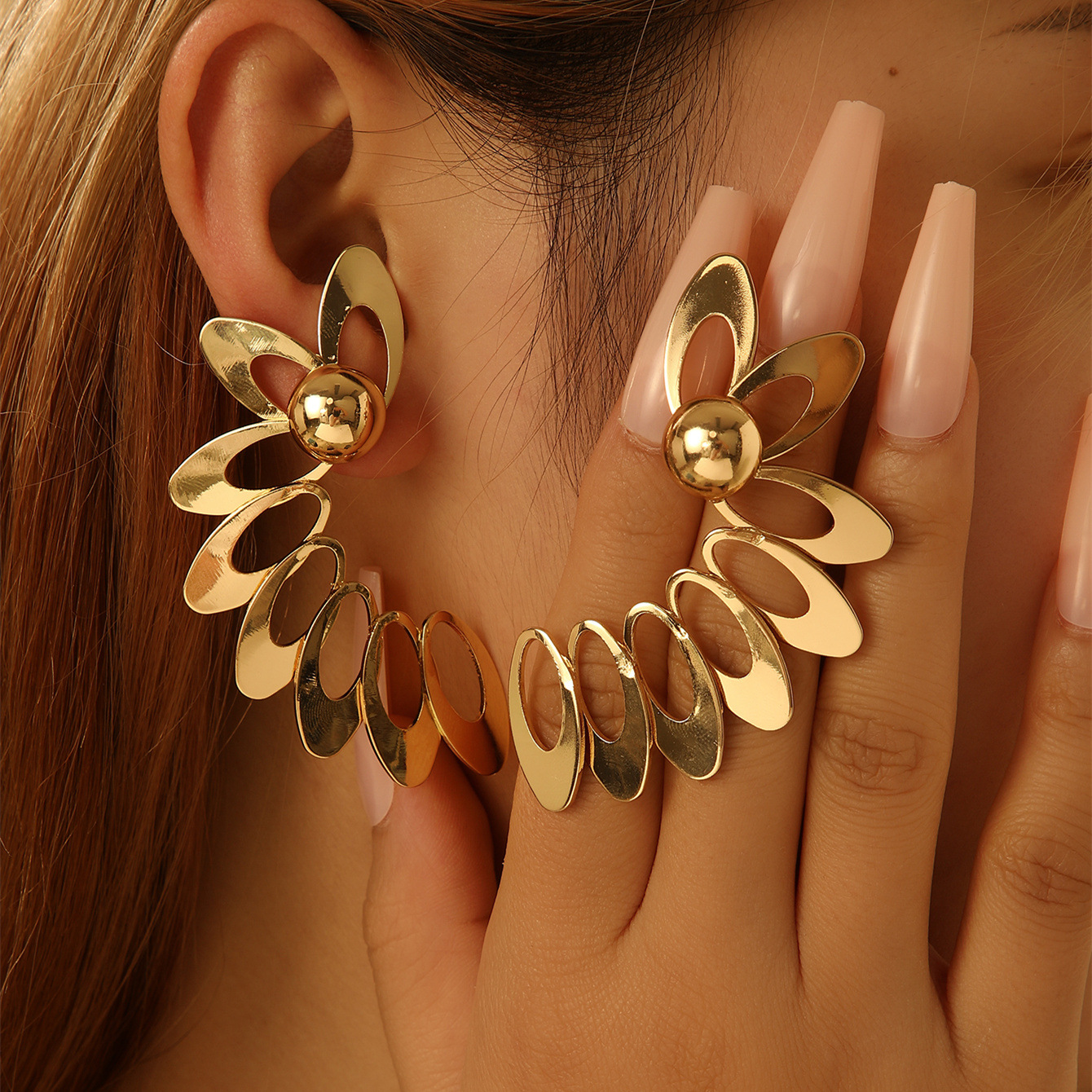 Women's Gender Plating Design 1 Pair Vintage Style Wings Plating Alloy Ear Studs