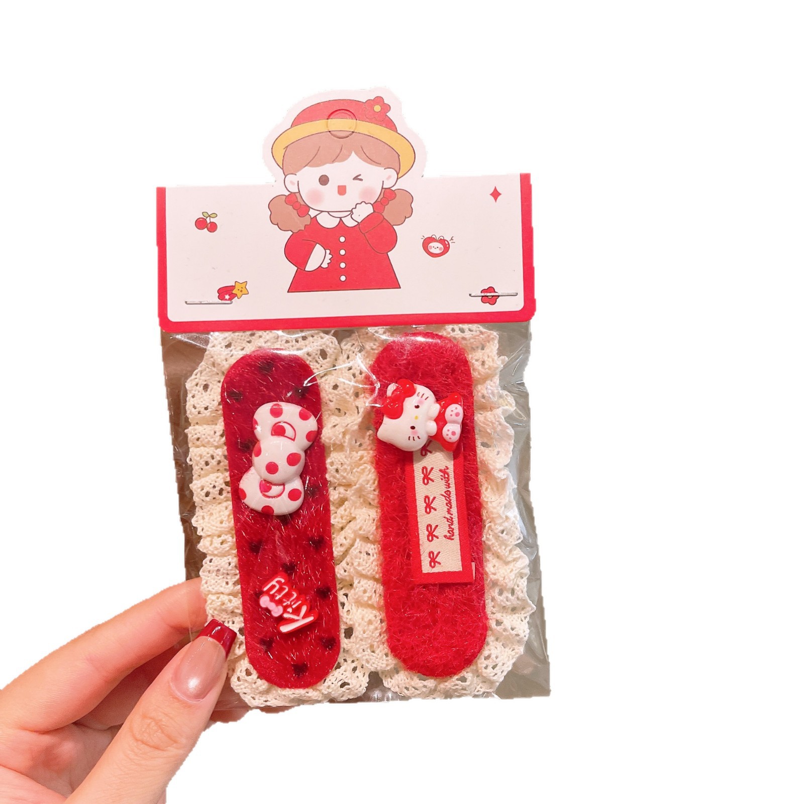 Niños adornos para el cabello púrpura Koolomi anillo para el cabello para niñas dibujos animados diseño de anillo de cuero para niñas arco pegatinas para el cabello