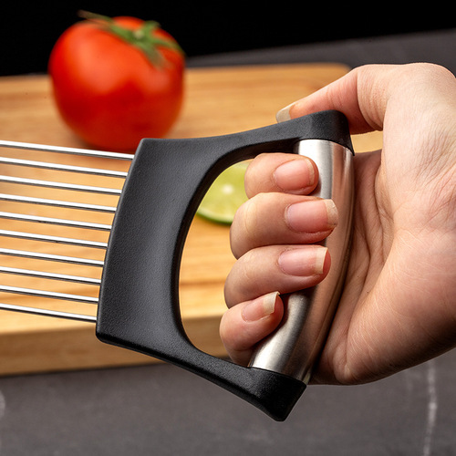 304 stainless steel onion needle multifunctional vegetable cutter onion insertion loose meat needle fruit and vegetable slicer fish scale holder