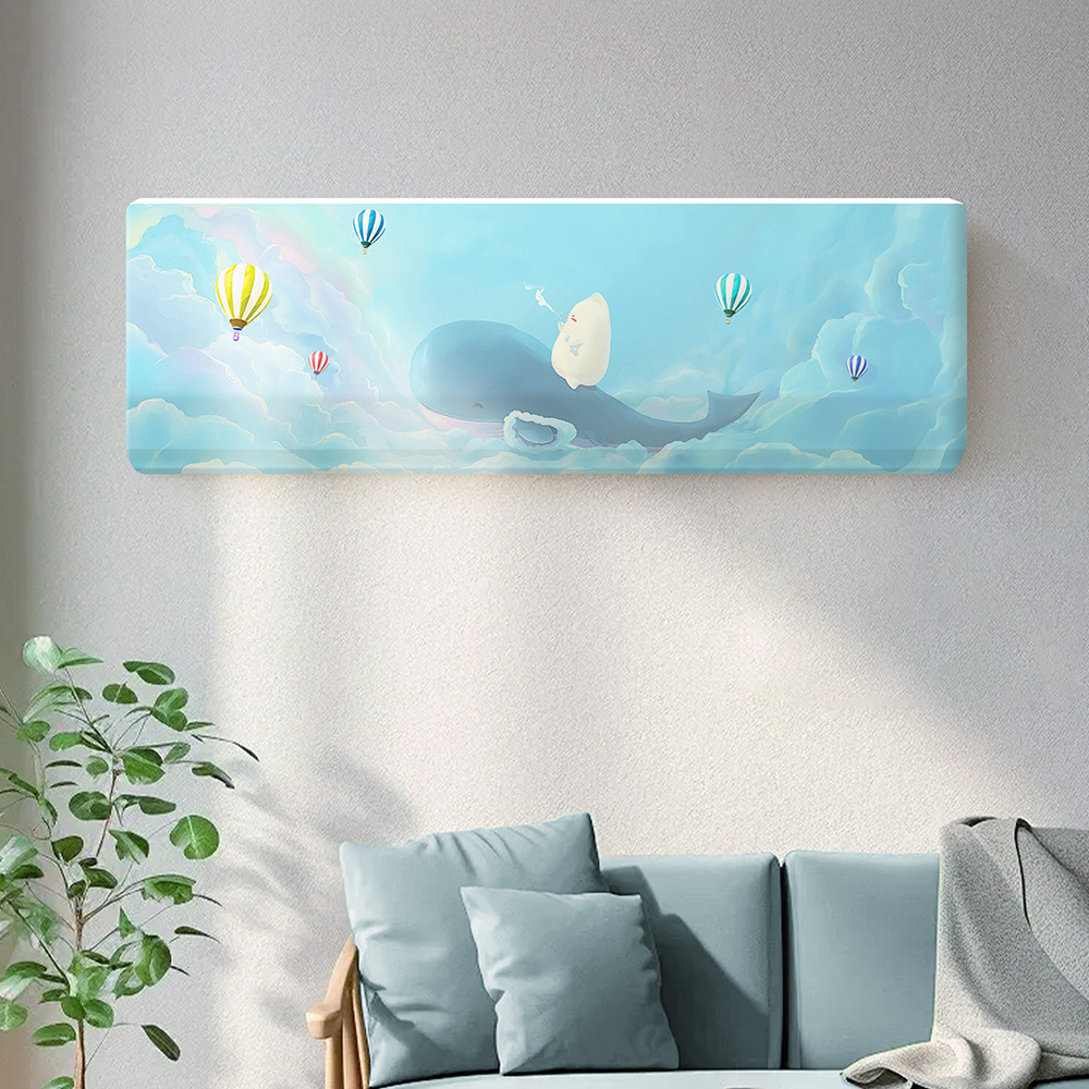 Aire acondicionado cubierta a prueba de polvo colgante general tipo de pared aplicable a la belleza de la cubierta de todo incluido Heigree Xiaomi 2024 nuevo