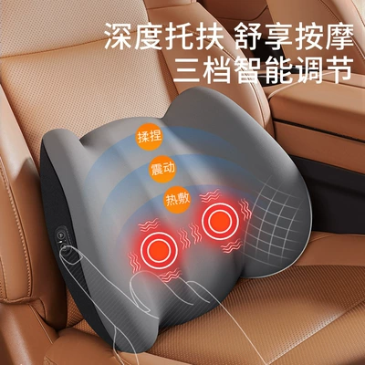 Electric Massage Heating Cushion Seat, Waist support