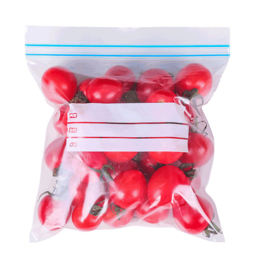 Sealed bag food-grade fresh-keeping bag household self-sealing plastic sealing thickening refrigerator storage and refrigeration special packaging with sealing