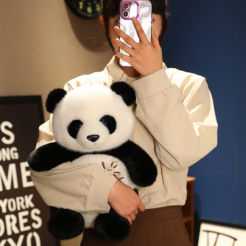Muñeca panda del tesoro nacional Muñeca linda simulación panda gigante Chengdu souvenirs peluche fábrica de regalos de cumpleaños