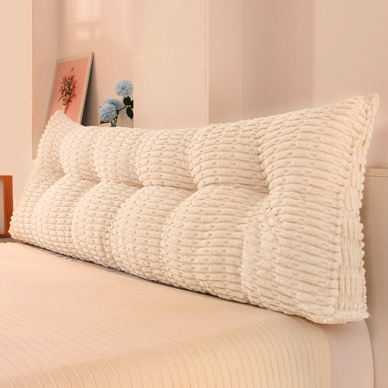 Cream Style Bedroom Bedside Cushion Anti-Collision Soft Bag Tatami Double Bed Waist Pillow Bay Window Sofa Backrest
