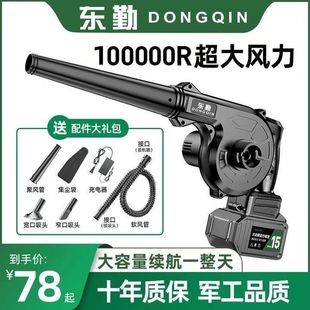 German Hair Dryer High-Power Industrial Lithium Battery Blower Rechargeable Small Car-Mounted Dust Blower Household Leidezhu