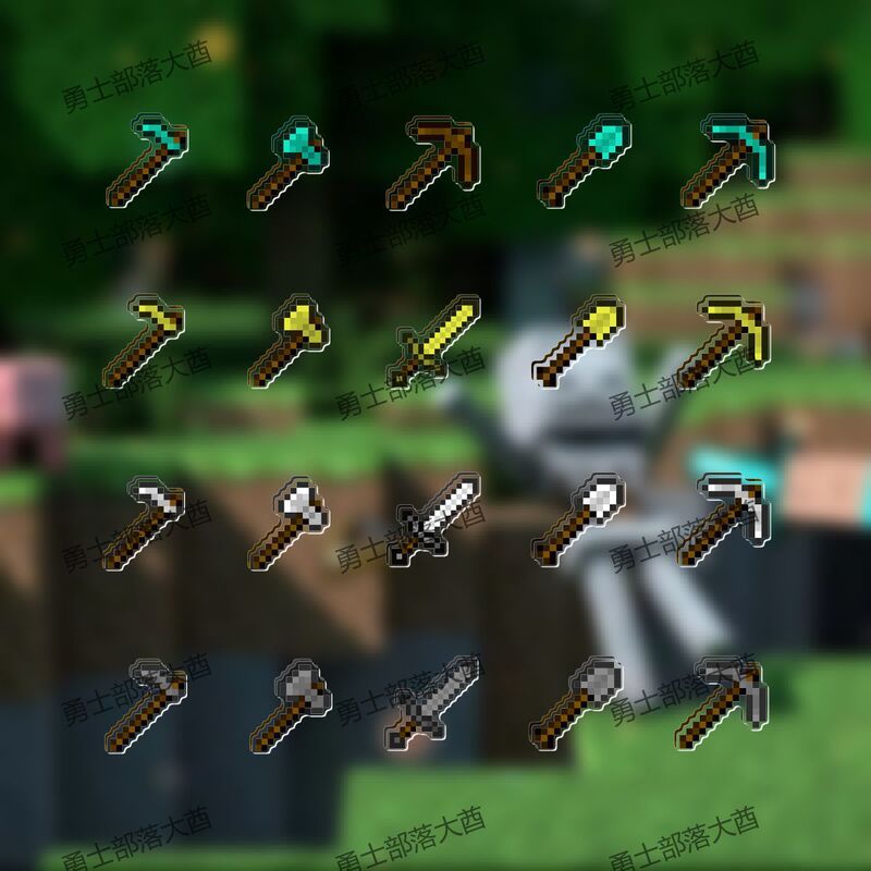 クリエイティブデザイン Minecraft 周辺機器合成テーブル軟磁性冷蔵庫ステッカーアクリル装飾品ルームレイアウト磁気ステッカー|undefined