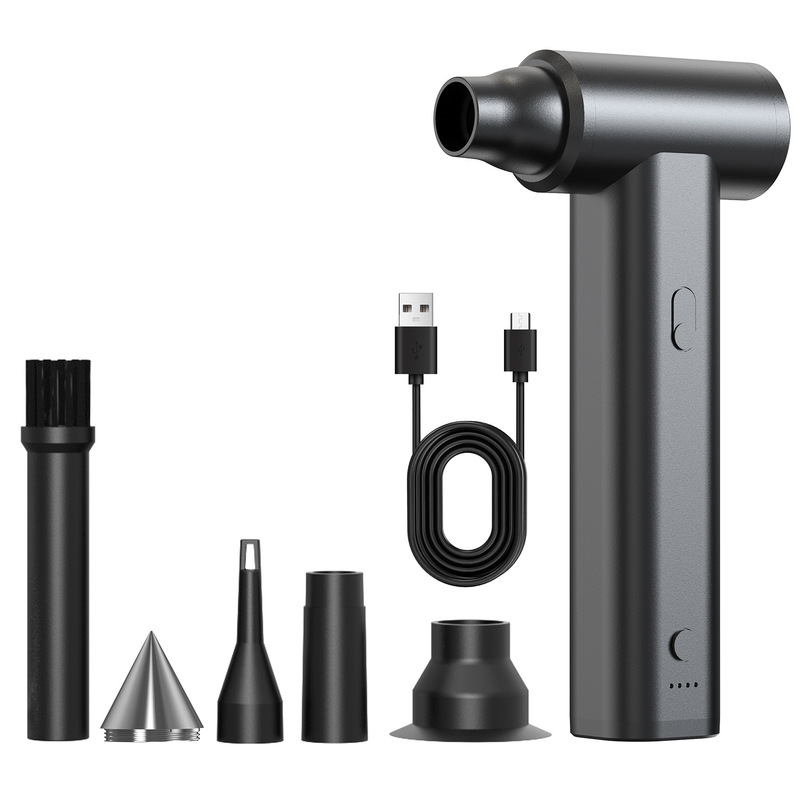 Aluminum Alloy Handheld Dust Blower Portable High Suction Multi-Purpose Cleaning Tool Source Factory Powerful Fan