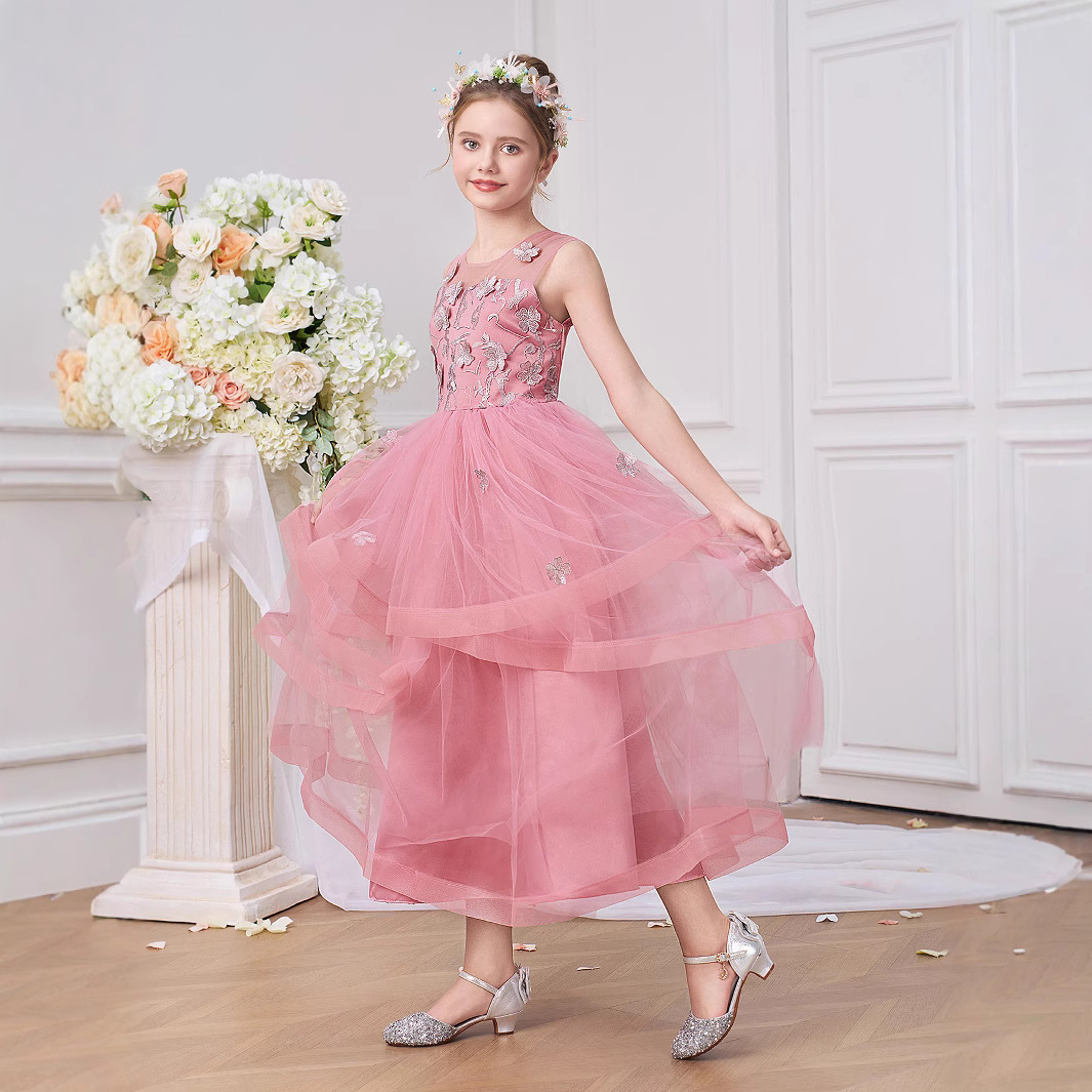 2026 primavera y verano nuevo vestido de noche para niños niñas vestido de noche para mujeres 6 de junio de moda vestido de hadas image 5