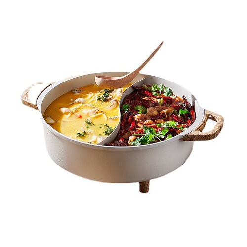Yuanyang electric hot pot household plug-in large-capacity multi-functional barbecue all-in-one special extra large electric cooking pot