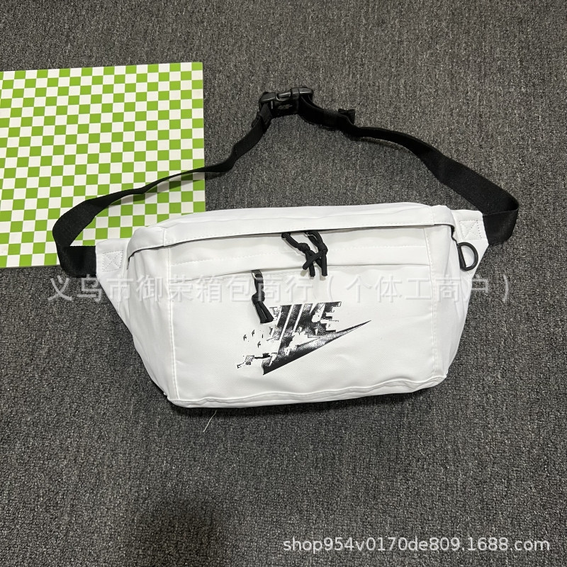 Wang Yibo の同じスタイルのクロスボディバッグ新しいシングルショルダー多用途学生スポーツトラベルバッグ大容量男性と女性のウエストバッグチェストバッグ|undefined