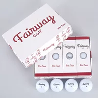 Производитель трансграничной поставки GOLF BALL изысканная подарочная коробка в упаковке 12 коробок с 2 слоями шалин