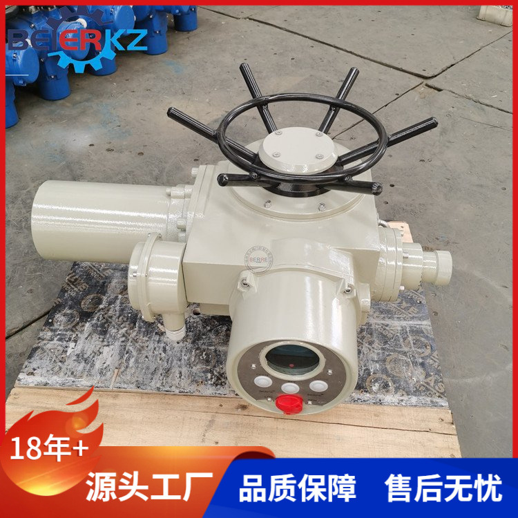 贝尔再生水厂高污回流污泥闸阀电动执行器900NM
