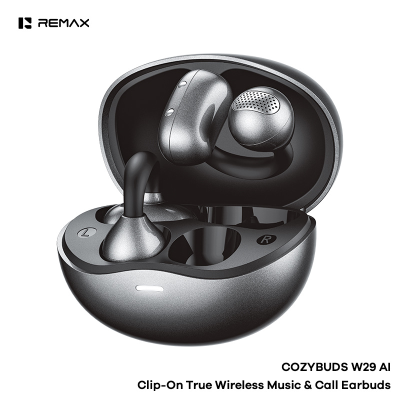 REMAX Open-Ear Clip Bluetooth Earphone AI Smart Translation OWS Non-In-Ear True Wireless Earphone W29AI