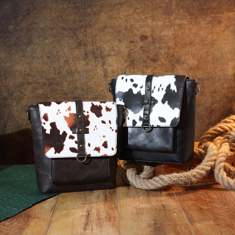 European and American Retro Cross-border Amazon Printed Western Women's Shoulder Bohemian Aztec Crossbody Bag