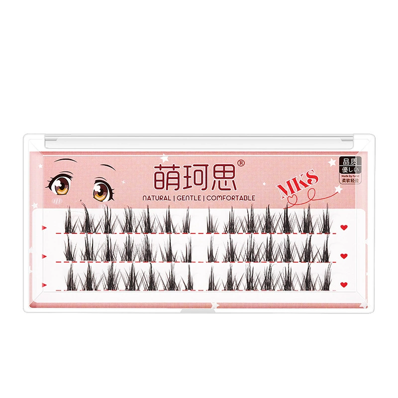 Comics, dense realistic long false eyelashes for eyelashes