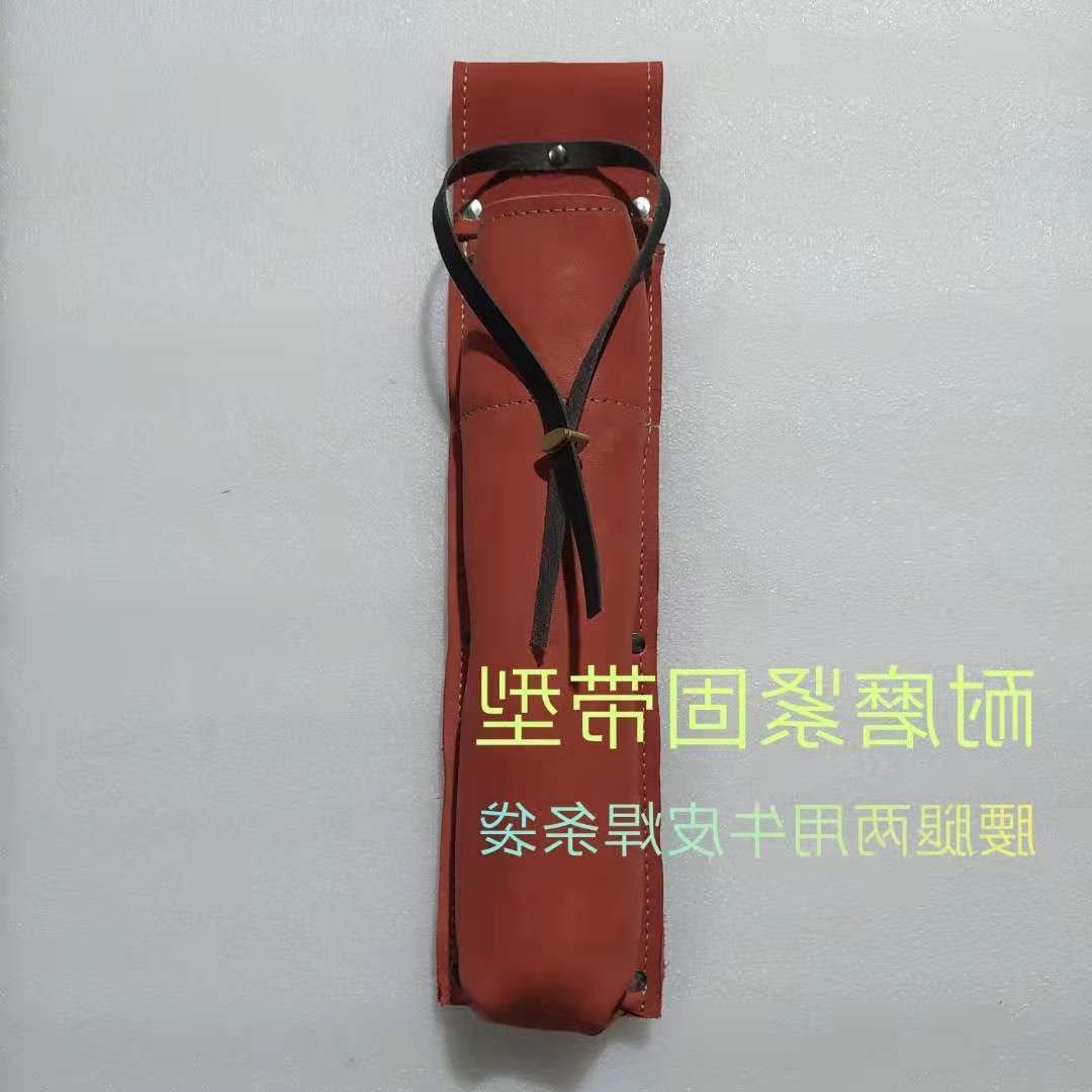 도구 포켓 용접봉 가방 두껍게 상단 레이어 소 가죽 휴대용 보관 가방 내마모성 안티 스케일링 허리 교수형 다리 교수형 용접기 가방