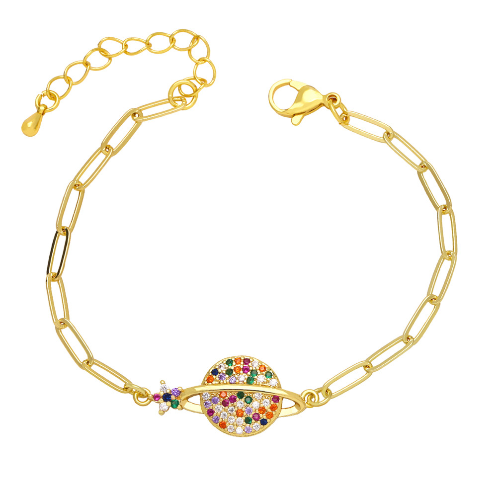 Fashion planet female new copper bracelet jewelry