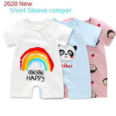 Baby one-piece clothing spring summer thin style newborn baby summer clothes short-sleeved newborn baby summer outfit women one piece for sale
