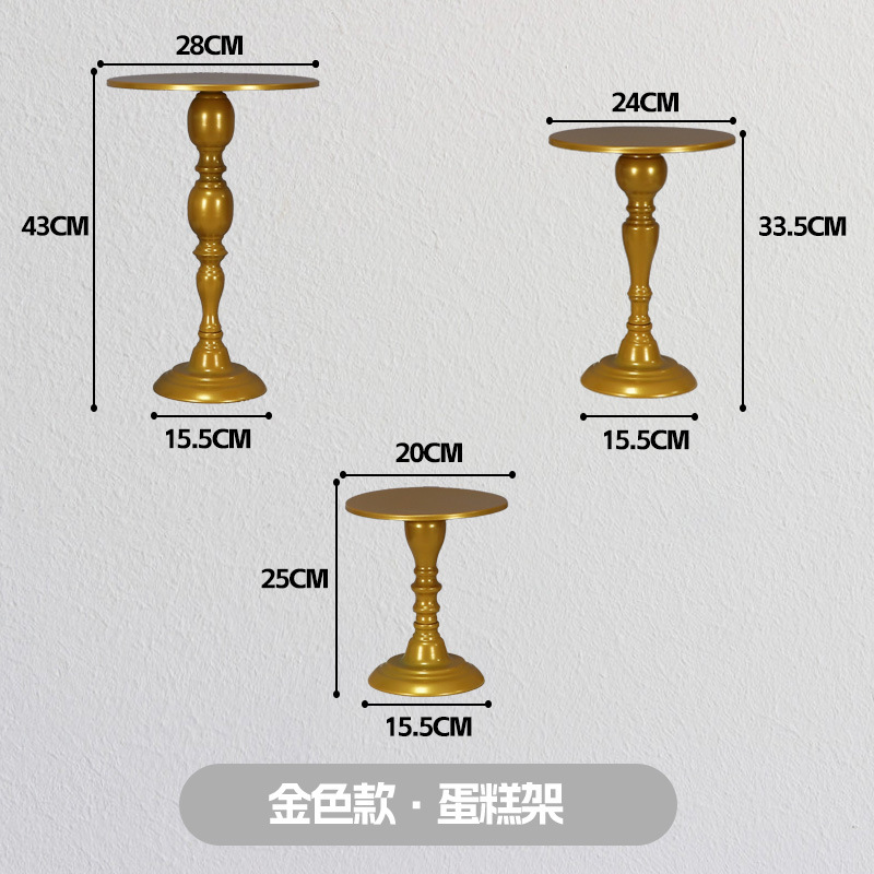 Mesa de postres de boda transfronteriza estante de pastel diseño de banquete bandeja de pastel de hierro forjado europea decoración de fiesta de cumpleaños