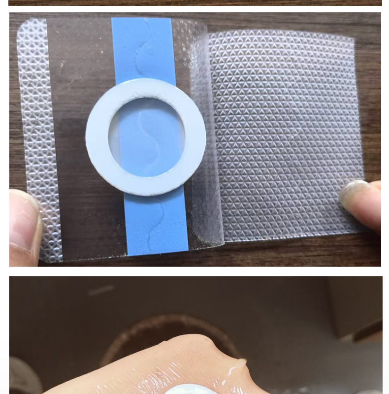 Silikon-Gel PU-Film leeres Pflaster, hypoallergenes atmungsaktives Pflaster, Akupunkturpunkt leeres Pflaster, Nabel-Patch, mehrere Spezifikationen Großhandel und Verarbeitung