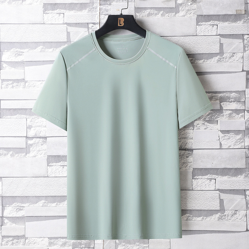 summer quick dry silk travel sports multicoloured T-shirt with a…