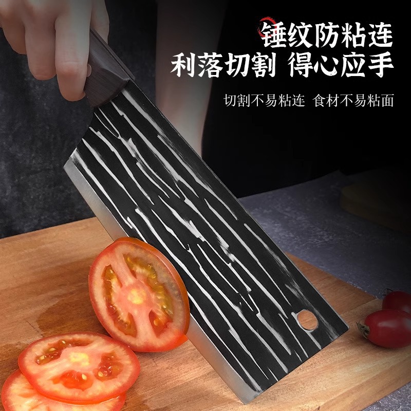 Household Sharp Forged Trendy Knife High Carbon Steel Handcrafted Meat Slicing Knife for Women