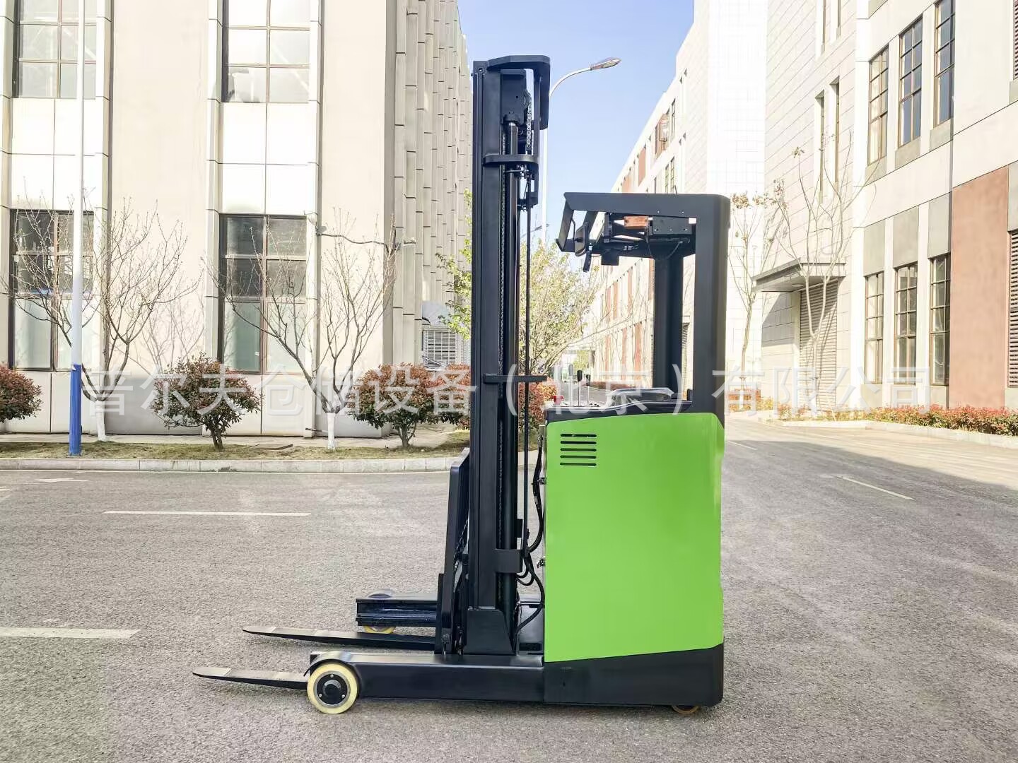 高位站驾座驾前移式叉车全电动堆高车无腿平衡托盘堆垛车电货架