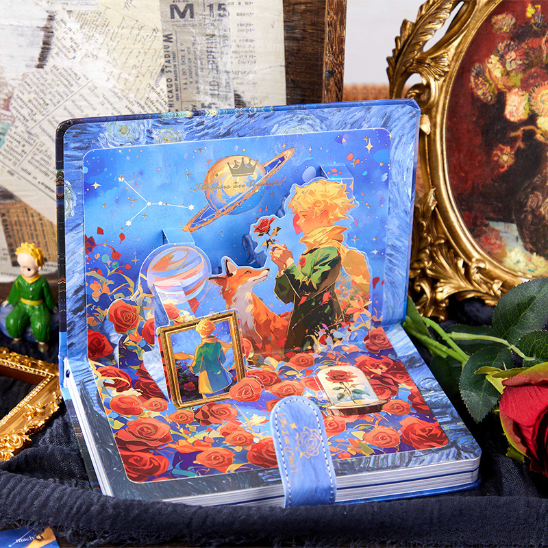 Colección de hebilla magnética tridimensional en papel de 32k