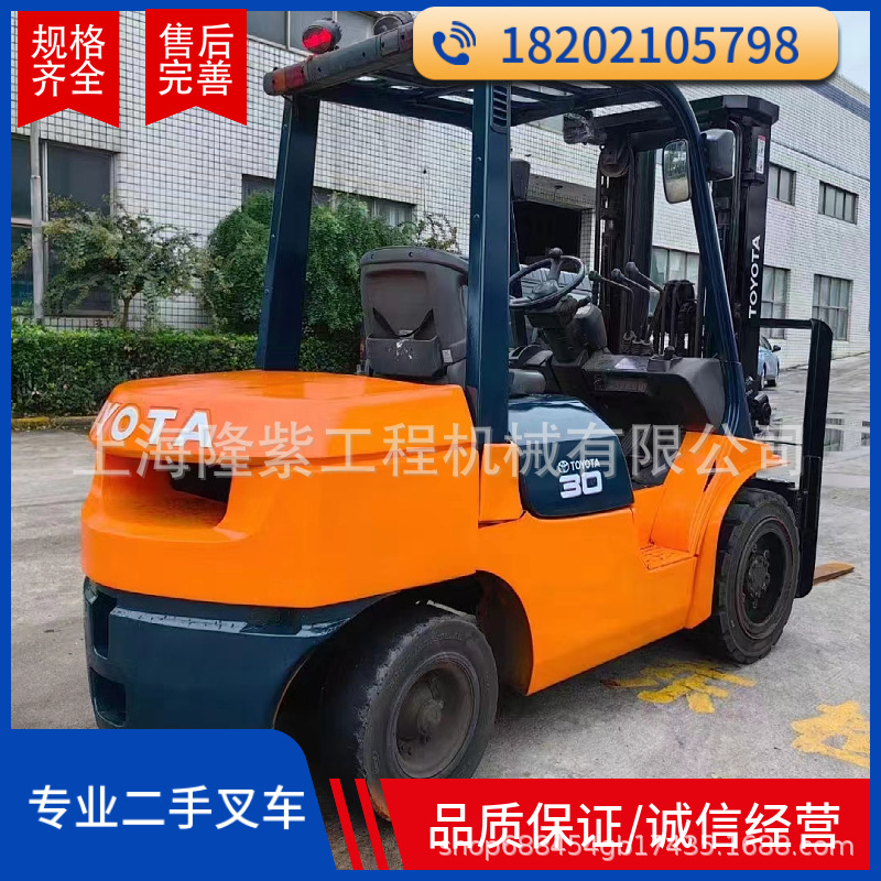 转让原装进口二手丰田小松电动叉车柴油1吨2吨三支点前移式推垛车
