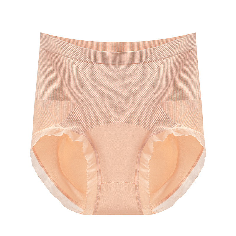 Ropa interior de cintura alta y abdomen para mujeres, barriga pequeña, modelado posparto fuerte, entrepierna y cadera, pantalones de elevación, bragas refrescantes