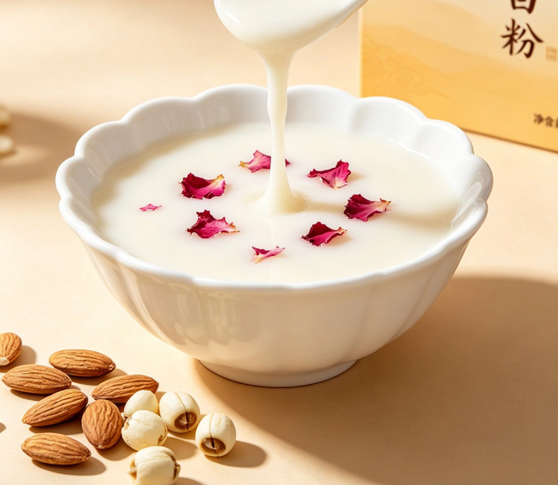 Almond Powder Instant Drink Mix Xing Ren Fen 200g No Added Sucrose Breakfast Meal Replacement specifications