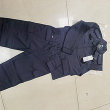 双层网格冬训执勤训练服安检机场巡防战训服套装斜纹作战特训工装